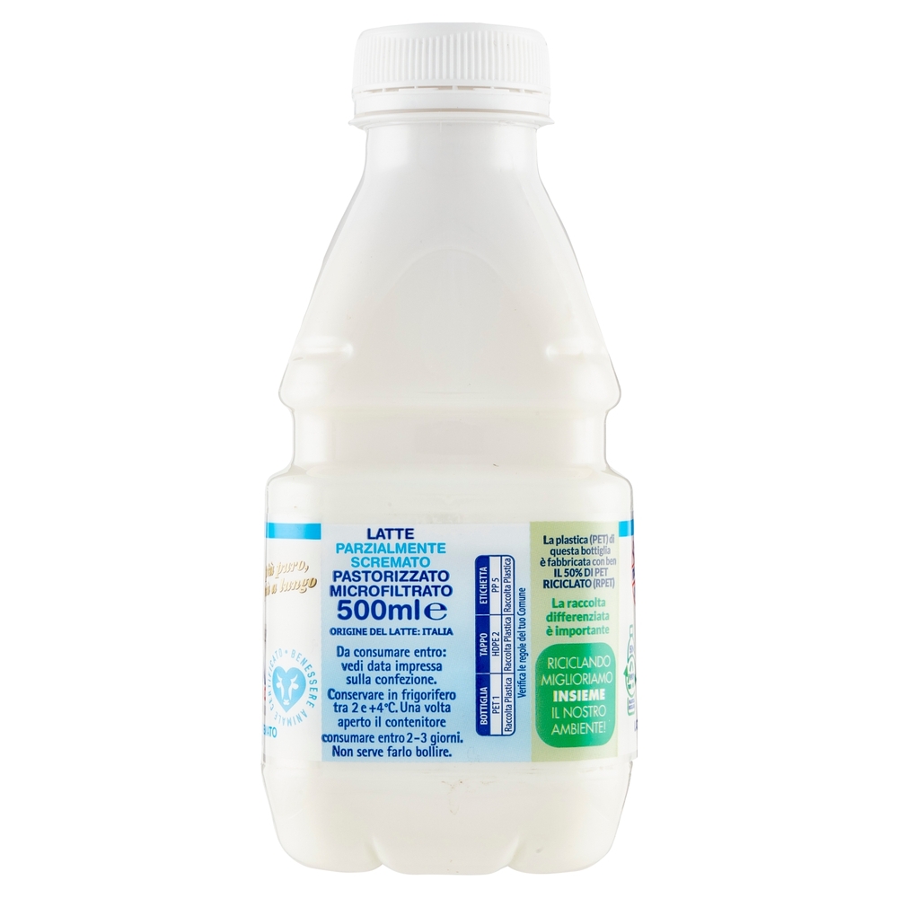 Latte Parzialmente Scremato Microfiltrato, 500 ml